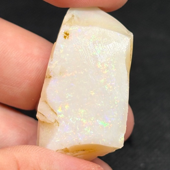 Huge Rare Professional Exotic Single Rough Brazilian Raw Opal Full Color Bar - Picture 3 of 11
